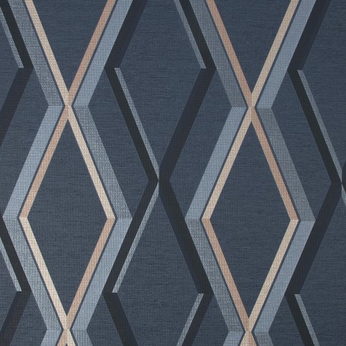 Superfresco Easy Prestige Geo Navy Wallpaper 108622
