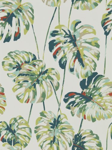 Harlequin Kelapa Emerald / Zest Wallpaper Long
