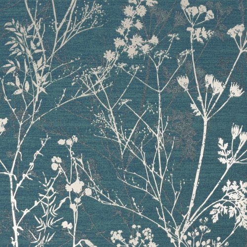 Superfresco Hedgerow Teal Wallpaper 112571