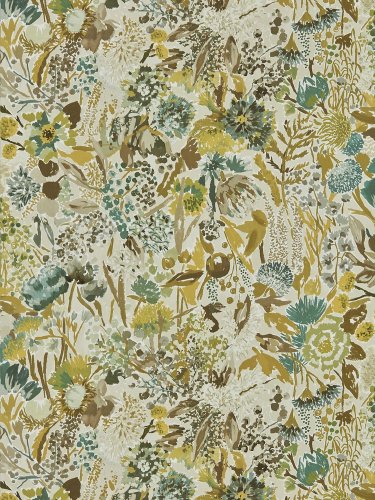 Harlequin Sanguine Succulent, Seaglass, Nectar and Sail Cloth Wallpaper Long