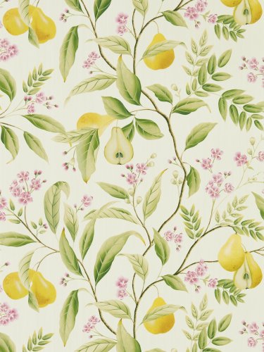 Harlequin X Diane Hill Marie Fig Leaf, Honey & Blossom Wallpaper