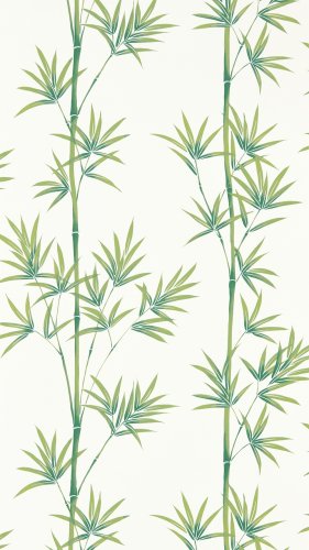 Harlequin X Diane Hill Isabella Porcelain & Bamboo Wallpaper