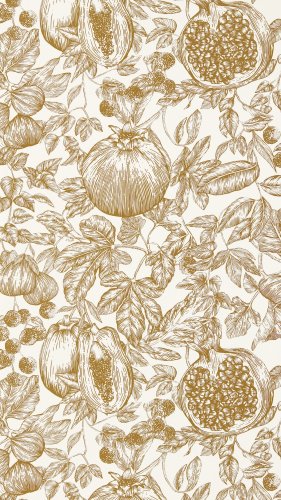 Harlequin Melograno Gold & Awakening Wallpaper Long