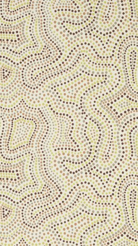 Harlequin Sunstone Positano / Chocolate / Pistachio Wallpaper Long