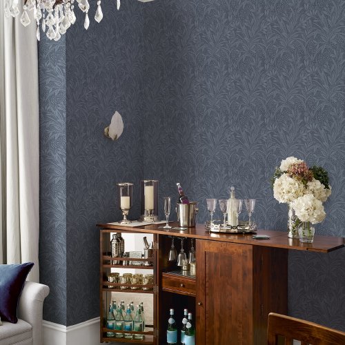 Laura Ashley Barley Dusky Seaspray Wallpaper 113339