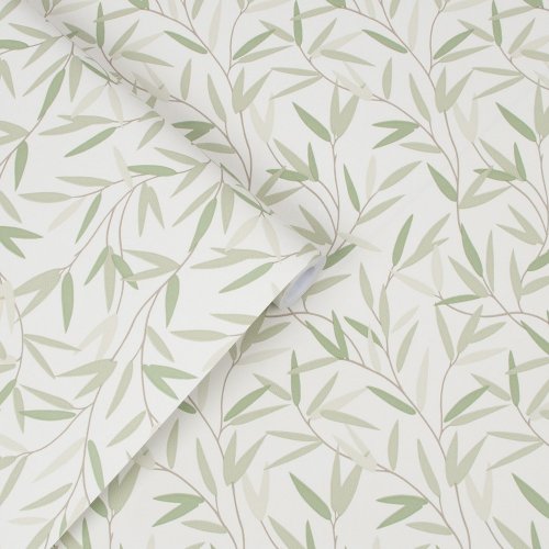 Laura Ashley Willow Leaf Hedgerow Wallpaper 113364