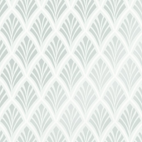 Laura Ashley Florin Duck Egg Wallpaper 113376