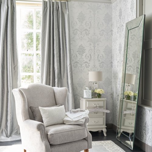 Laura Ashley Josette Metallic Wallpaper 113379