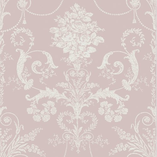 Laura Ashley Josette Amethyst Wallpaper 113381