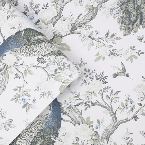 Laura Ashley Belvedere Midnight Wallpaper 113397