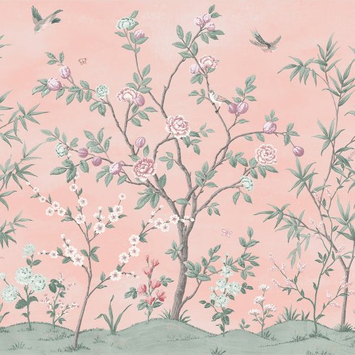 Laura Ashley Eglantine Blush Wall Mural 113411