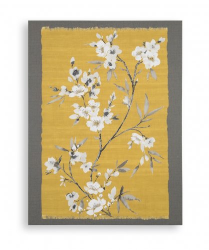 Ochre Blooms Canvas