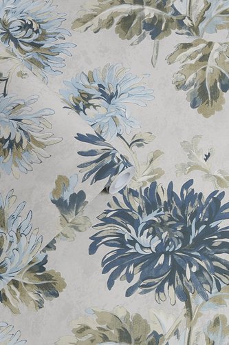 Laura Ashley Maryam Seaspray Wallpaper 114913