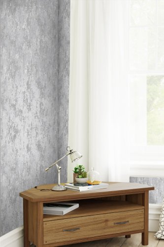 Laura Ashley Whinfell Silver Wallpaper 114915