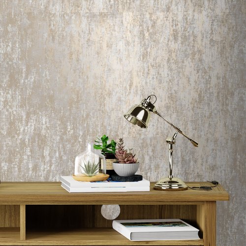 Laura Ashley Whinfell Champagne Wallpaper 114916