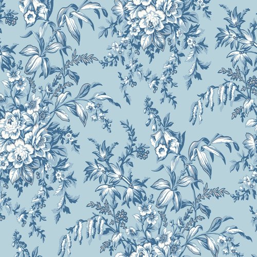 Laura Ashley Picardie Blue Sky Wallpaper 115251