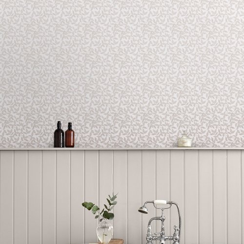 Laura Ashley Erwood Dove Grey Wallpaper 115264