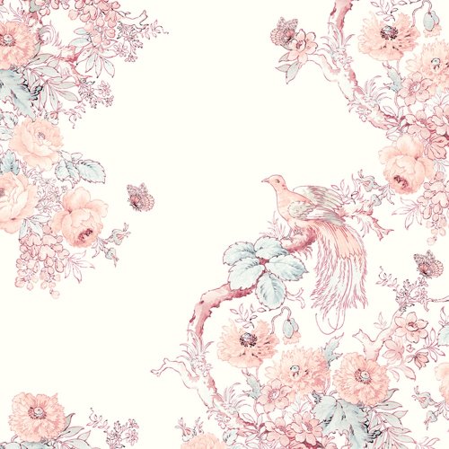 Laura Ashley Birtle Blush Wall Mural 115279