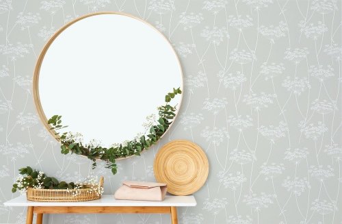 Superfresco Easy Aura Sage Wallpaper Room