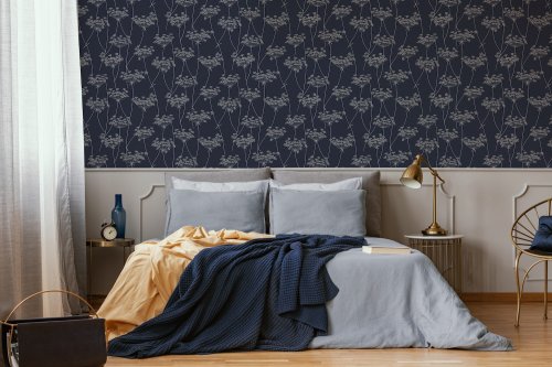 Superfresco Easy Aura Navy Wallpaper 115930