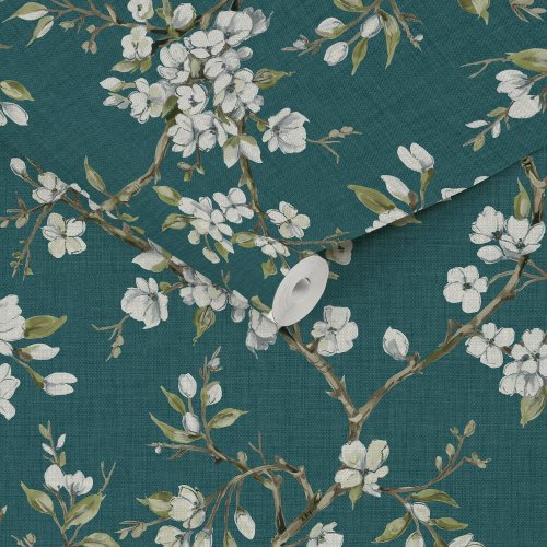 Graham & Brown Eliza Teal Wallpaper 116630