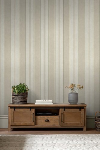 Next Country Stripe Neutral Wallpaper 118291