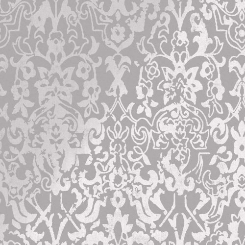 Next Majestic Damask Grey Wallpaper 118293