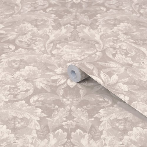 Laura Ashley Apolline Dove Grey Wallpaper Roll