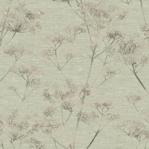 Graham & Brown Serene Seed-Head Sage Wallpaper 119965