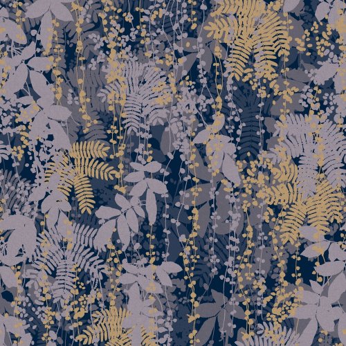 Clarissa Hulse Canopy French Navy Wallpaper