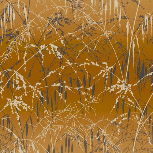 Clarissa Hulse Meadow Grass Yellow Ochre & Soft Gold Wallpaper