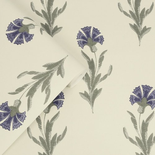 Laura Ashley Dandelion Dusky Seaspray Blue Wallpaper Roll