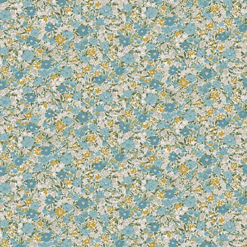 Laura Ashley Loveston Newport Blue Wallpaper