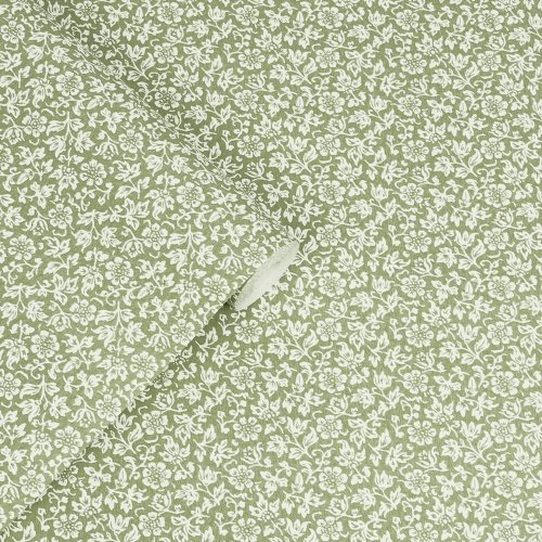 Laura Ashley Sweet Alyssum Moss Green Wallpaper Roll