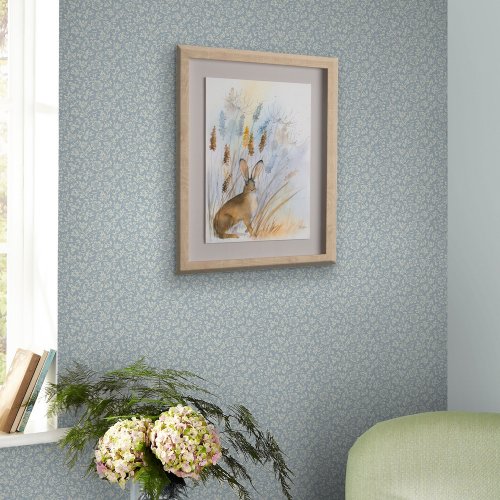 Laura Ashley Sweet Alyssum Pale Seaspray Blue Wallpaper Room