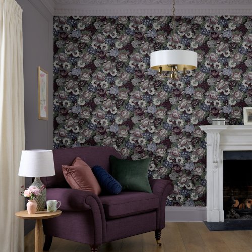 Laura Ashley Honnington Peonies Wallpaper Room