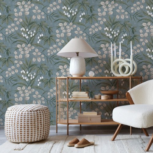 Superfresco Easy Persephone Duck Egg Wallpaper Room