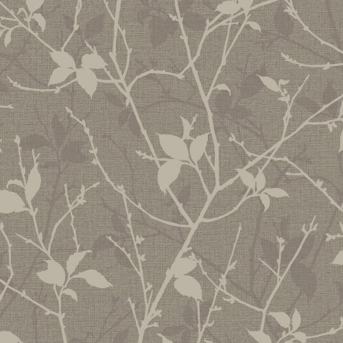 Boutique Belle Taupe & Gold Wallpaper