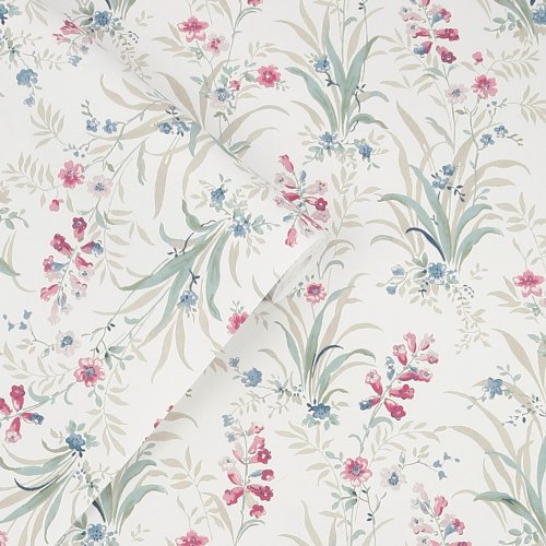 Laura Ashley Mosedale Posey Soft Natural Wallpaper Roll