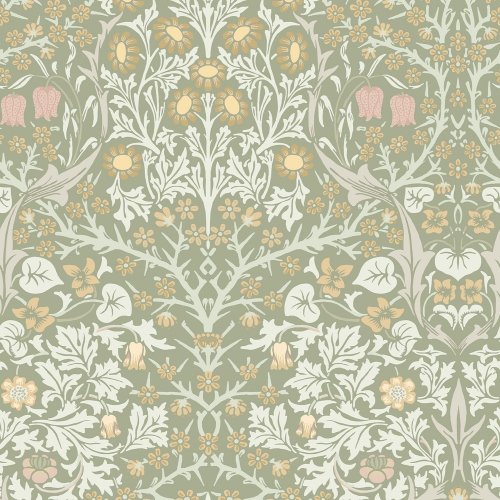 Morris at Home Blackthorn Sage Wallpaper