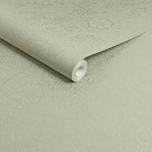 Morris at Home Marigold Fibrous Sage Wallpaper Roll