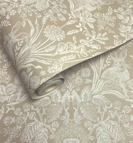 Holden Decor Harlen Beige Wallpaper Roll