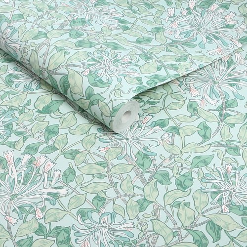 Roll shot of Honeysuckle Breeze wallpaper pattern
