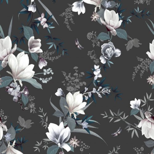 Lipsy Lotus Black Wallpaper 144053