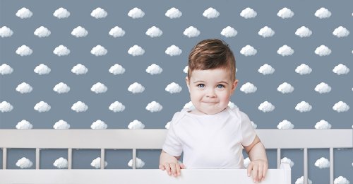Galerie Cloud Blue Wallpaper Room