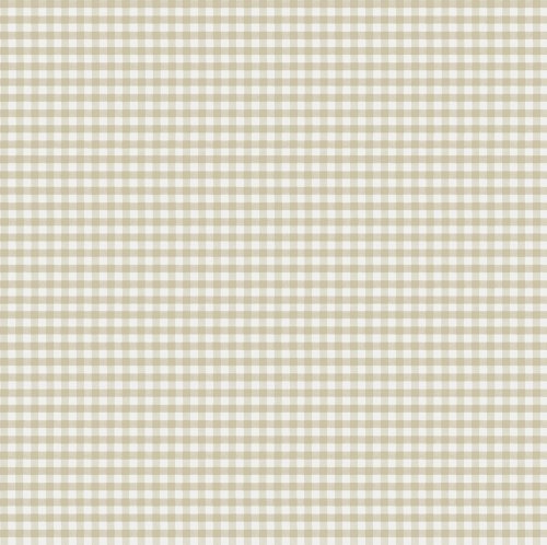 Galerie Two Tone Gingham Beige Wallpaper