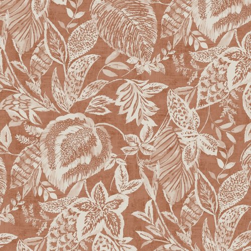 Grandeco Mae Terracotta Wallpaper 171804