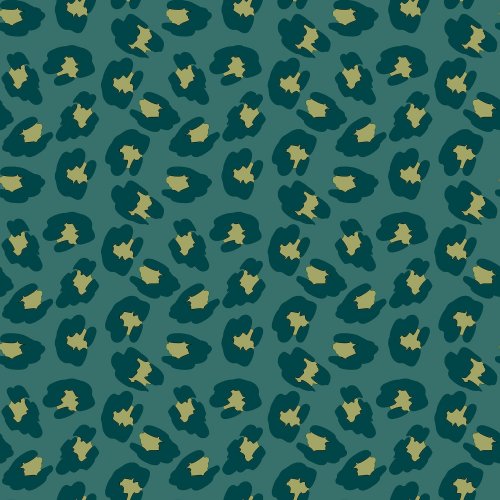 Galerie Leopard Print Green Wallpaper 18535