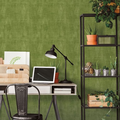 Galerie Into The Wild Textured Plain Green Wallpaper 18585