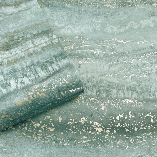 Muriva Semper Marble Jade Wallpaper 189505